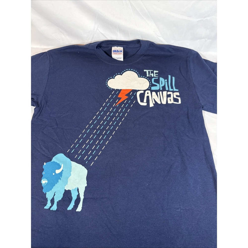 Vintage Band T-Shirt The Spill Canvas Mens S - Y2K Alt Rock South Dakota Grunge